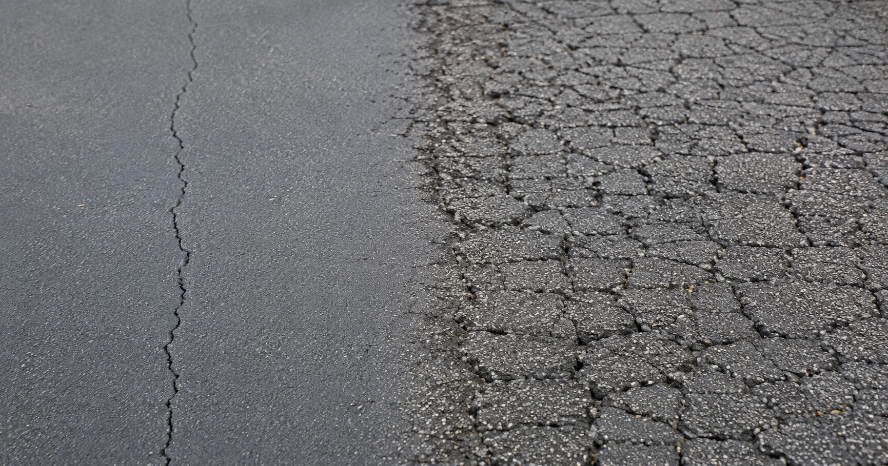 Asphalt resurfacing vs replacement: telling surface wear from structural failure